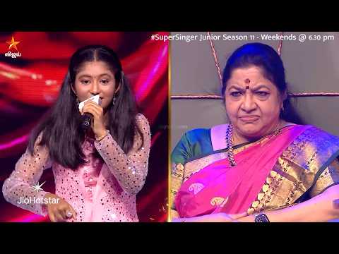 Roja Poo Adivanthathu song by #Srinidhi ??| Super Singer Junior 11 | Episode Promo thumbnail