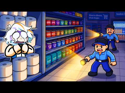 SOBREVIVE 100 NOCHES EN UNA MEGA TIENDA COMPLETO (SURVIVE OVERNIGHT IN A MEGA STORE ROBLOX) thumbnail