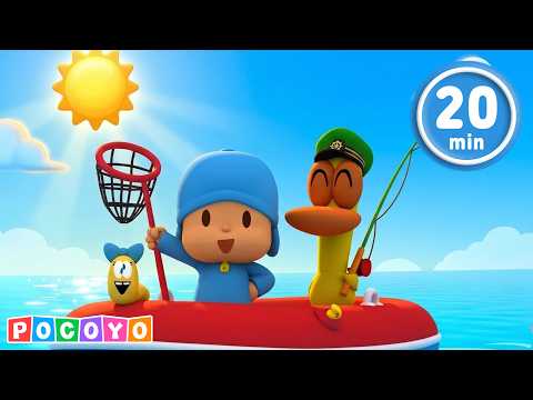 🐚 ¡Vamos a pescar! ¡Aprende sobre el mar con Pocoyo! 🎣 | Pocoyo 🇪🇸 Español | Dibujos Animados thumbnail
