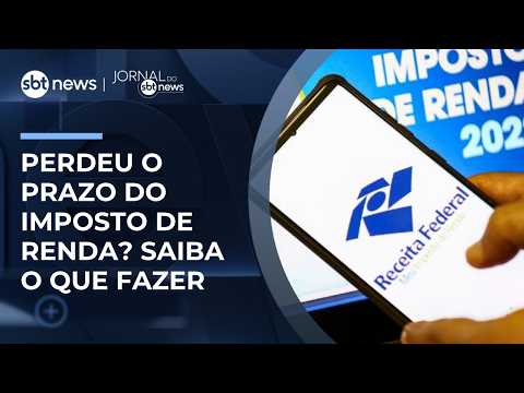Saiba o que fazer se perdeu o prazo de entrega do IR | #JornaldoSBTNews thumbnail