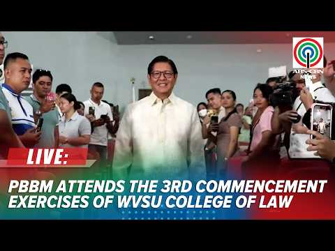 LIVE: PBBM attends the 3rd Commencement Exercises of WVSU College of Law | June 5, 2026 thumbnail