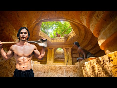 Building The Most Secret Underground Shelter with Hidden Underground Tunnel Swimming Pool EP01 thumbnail