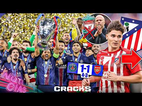 ¡PSG bicampeón x penales! Hubo polémica | Julián ya NO quiere al Atleti | Slot despedido thumbnail