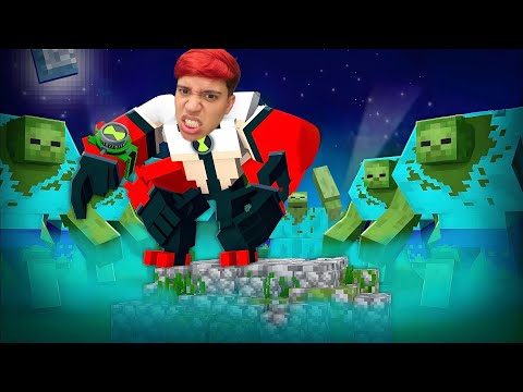 CONSEGUI O OMNITRIX DO BEN 10 PRA SOBREVIVER AO APOCALIPSE ZUMBI QUE FICA MAIS FORTE NO MINECRAFT!! thumbnail