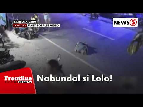 Lolo na tumatawid sa kalsada, sugatan matapos mabundol ng motorsiklo | Frontline Weekend thumbnail