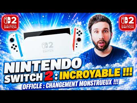 Nintendo Switch 2 : INCROYABLE ? OFFICIEL : CHANGEMENT MONSTRUEUX !!! ? thumbnail