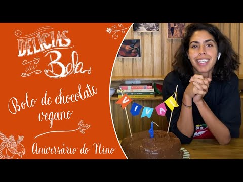 Bolo de aniversário (chocolate) vegano. Parabéns pro Nino! thumbnail