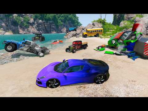Racing Random Cars Around Beach thumbnail