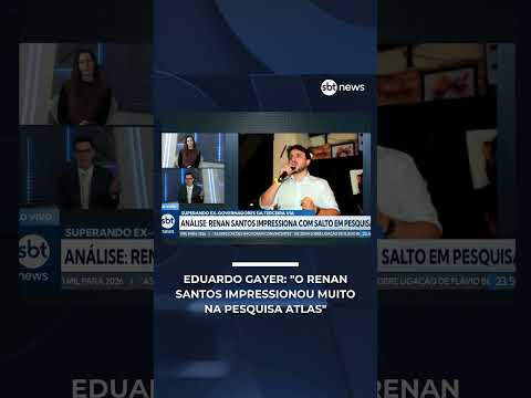 Eduardo Gayer: "Renan Santos impressionou muito na pesquisa Atlas" thumbnail