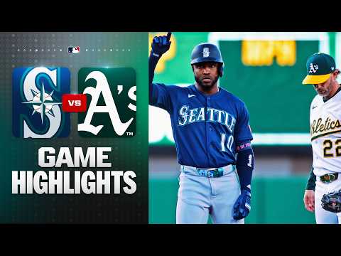 Mariners vs. A's Game Highlights (5/26/26) | MLB Highlights thumbnail