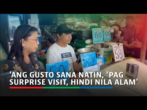 DA nanorpresa ng inspeksyon sa palengke, walang nakitang paglabag kasi baka nakatunog daw | ABS-CBN thumbnail