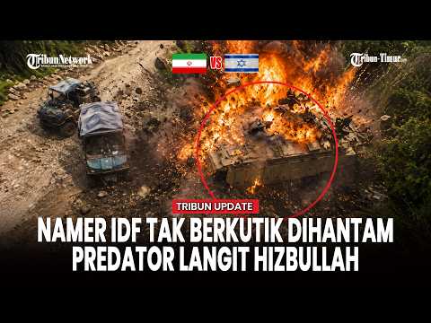 PREDATOR LANGIT DI DEIR SIRYAN: Detik-Detik Lapis Baja 'Namer' Israel Jadi Santapan Drone Kamikaze! thumbnail