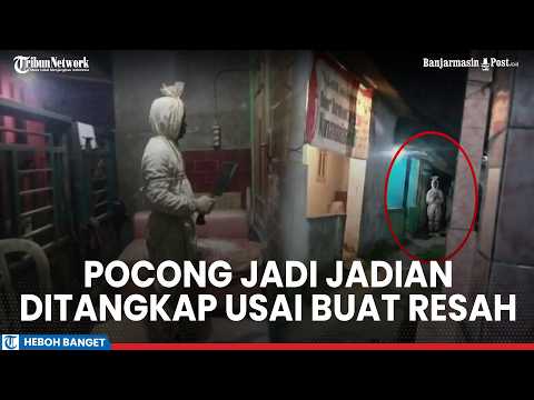 Viral Pocong Jadi jadian Ditangkap Warga Usai Buat Resah Saat Malam Hari, Polisi Beri Penjelasan thumbnail