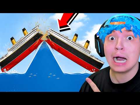 EU TESTEI as PIORES MANEIRAS de DESTRUIR o TITANIC no MEIO!! ? thumbnail