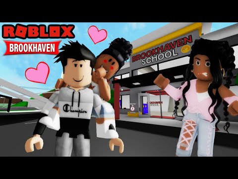MA FILLE TOMBE AMOUREUSE AU COLLÈGE, JE SUIS FURIEUSE BROOKHAVEN RP Roleplay mini film Roblox Fr thumbnail