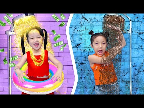Rich Mario Mommy vs Poor Mario Mommy | Funny Situations with Mario in Real Life By T-FUN thumbnail