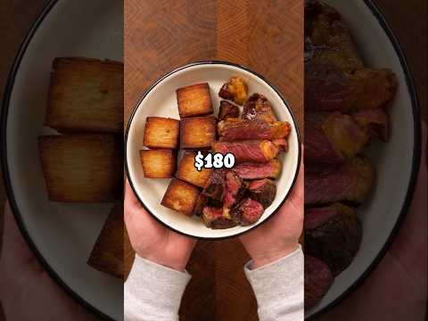 $7 vs $180 Steak and Potatoes thumbnail
