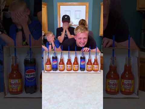They Switched Them Out for Hot Sauce! #game #family #challenge #soda thumbnail