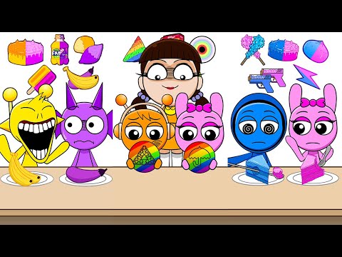 Incredibox Sprunki Challenge Emoticon Mukbang | Cartoon Animation | ‪MOOMOOSTUDIO‬ thumbnail