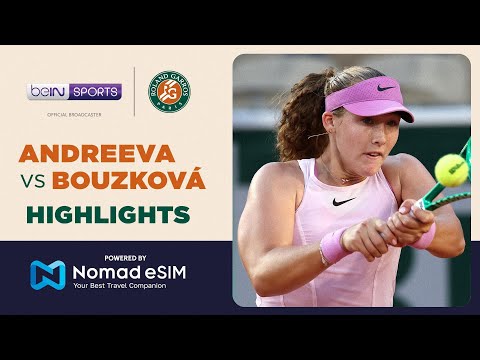 Mirra Andreeva vs Marie Bouzková | Roland-Garros 2026 | Match Highlights thumbnail