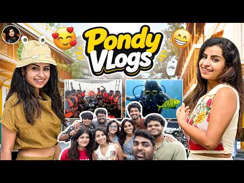 Pondy Adventure Vlog | Sivaangi Vlogs thumbnail