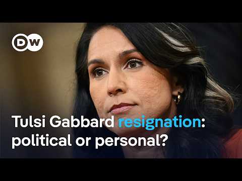 Tulsi Gabbard exits amid Trump‑Iran tensions – what does it mean? | DW News thumbnail