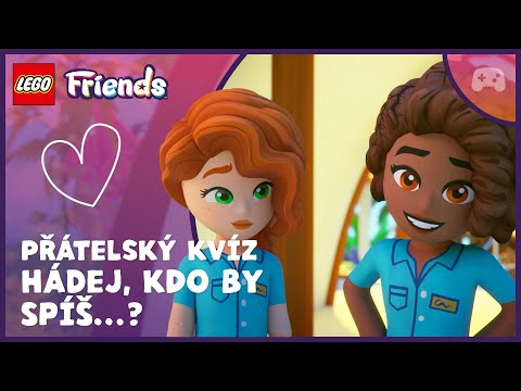 Přátelský kvíz 💜 Kdo by nejspíš…? | Autumn a Aliya 🏖️📱 | LEGO Friends: Nová kapitola thumbnail