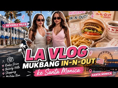  24 JAM JADI LA GIRLS ?✨ Santa Monica, Mukbang In-N-Out & Party!  thumbnail