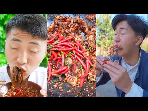Eating Spicy Foods and Funny Pranks 2022! || Funny Mukbang || TikTok - Songsong and Ermao thumbnail