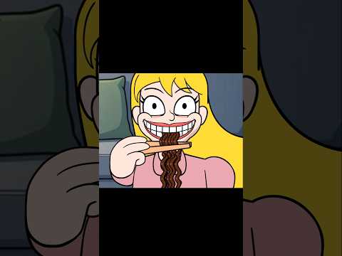 밤늦게 몰래 짜파게티 먹방 thumbnail