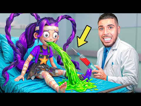 JE SOIGNE LES PERSONNAGES POPPY PLAYTIME 5 ! LILY LOVE BRAIDS MALADE thumbnail