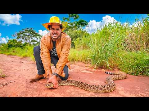 PEGUEI MAIS UMA CASCAVEL NA FAZENDA thumbnail