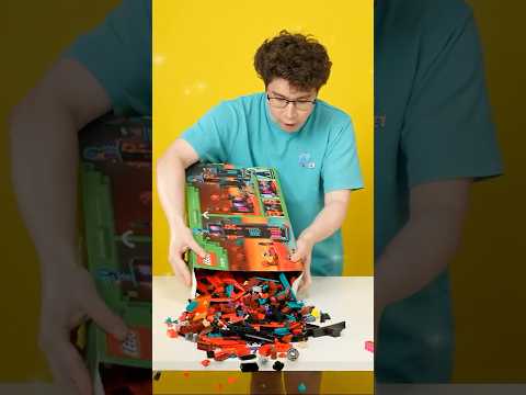 Can You build this LEGO Minecraft Enderman Tower BLIND? thumbnail