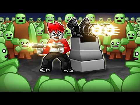 Roblox : Survive Zombie Arena ? ฝูงซอมบี้แบบไม่จำกัด VS ฉันที่มีปืน OP !!! thumbnail