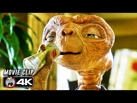 When An Alien Discovers Beer | E.T. THE EXTRA-TERRESTRIAL (1982) Movie CLIP 4K thumbnail