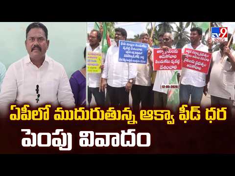 Aqua Feed Controversy in AP | ఏపీలో ముదురుతున్న ఆక్వా ఫీడ్ ధర పెంపు వివాదం - TV9 thumbnail