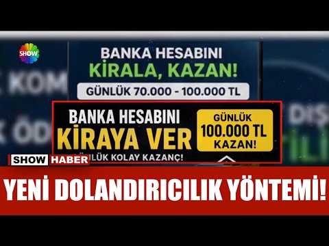 Banka hesabı kiralama ilanları verdiler! thumbnail
