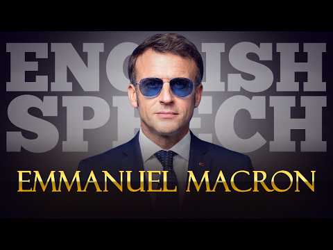ENGLISH SPEECH | EMMANUEL MACRON: A Message To Trump (English Subtitles) thumbnail