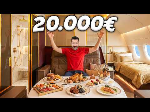 Je teste le siège à 20 000€ de la compagnie la plus chère du monde ! (Première Classe) thumbnail