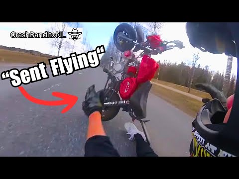 Craziest Motorcycle Crashes & Moto Moments ! | CrashBanditoNL thumbnail