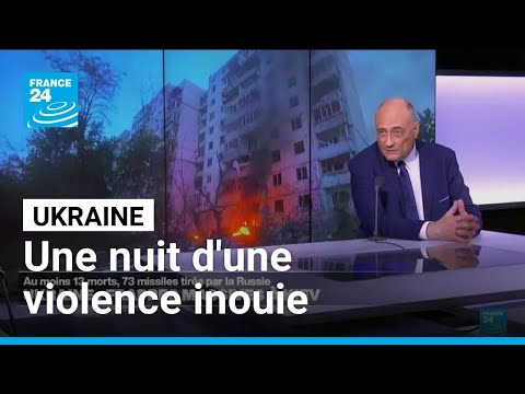 Guerre en Ukraine : au moins 18 morts et 73 missiles tirés par la Russie la nuit dernière thumbnail
