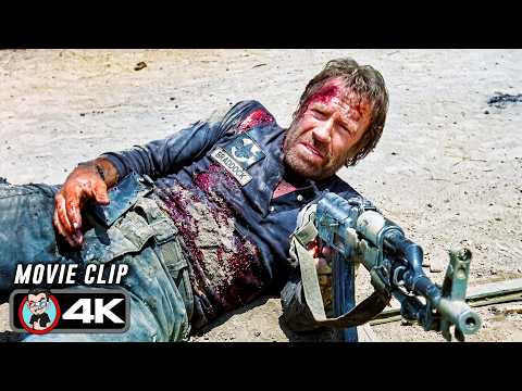 Chuck Norris Destroys Sadistic General Scene | BRADDOCK: MISSING IN ACTION III (1988) Movie CLIP 4K thumbnail
