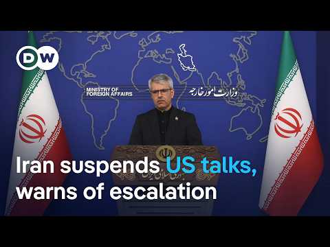 Iran suspends US talks, warns of wider escalation as Israel targets Lebanon's Tyre | DW News thumbnail