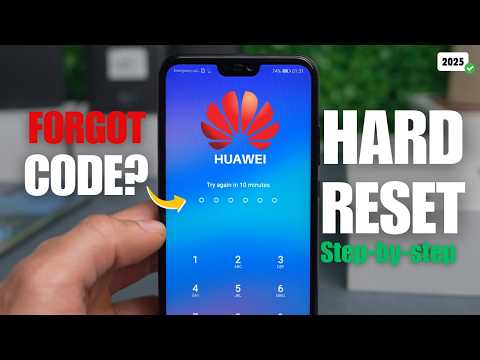 How to Hard Reset any Huawei Phone - Unlock Passcode & Factory reset thumbnail