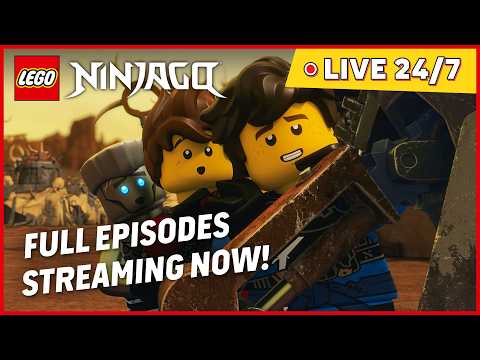 🔴 LIVE LEGO NINJAGO Masters of Spinjitzu 🔥🥷 LIVESTREAM | Season 6 - 10 Marathon 🎉| LEGO thumbnail