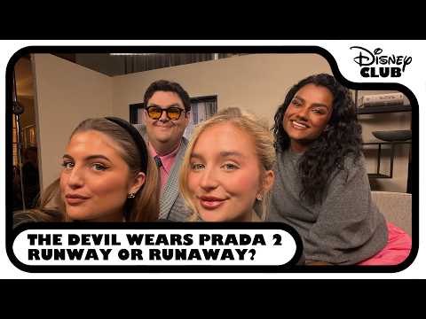 Runway or Runaway? 👠👀 The Devil Wears Prada 2 Cast React to Iconic Disney Channel Fits @DisneyClubUK thumbnail
