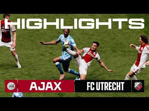 Highlights Ajax - FC Utrecht | VriendenLoterij Eredivisie thumbnail