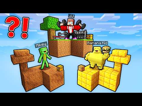 JJ and Mikey: GYM SKYBLOCK BATTLE in Minecraft - Maizen thumbnail