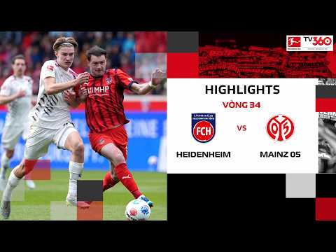 HIGHLIGHTS | HEIDENHEIM - MAINZ 05: ĐIỀM BÁO ĐÃ ĐƯỢC DỰ TÍNH TRƯỚC |  BUNDESLIGA 25-26 thumbnail