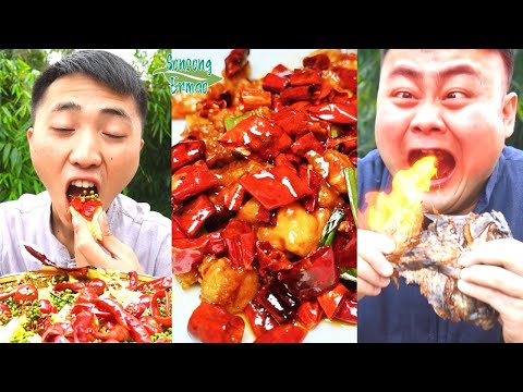 Songsong and Ermao Super Compilation! || Eating Spicy Food || Funny Mukbang || TikTok Pranks Video thumbnail